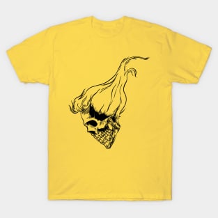Hair-Skull T-Shirt